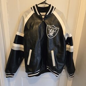 Oakland raiders bomber jacket